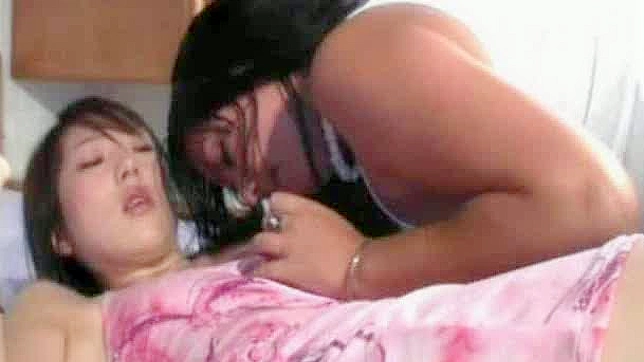 Frisky Asian Lesbians Fuck Each Other With Big Dildos