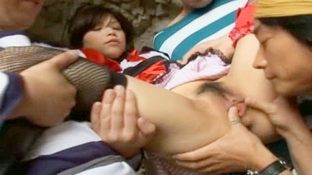 Hotaru Akane Fucked Hard By Raging Pirates Gangbang