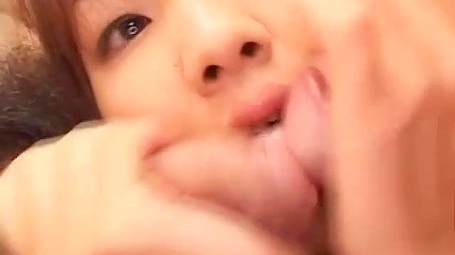 Hot Itsuka Nails Double Blowjob with Two Lucky Asians