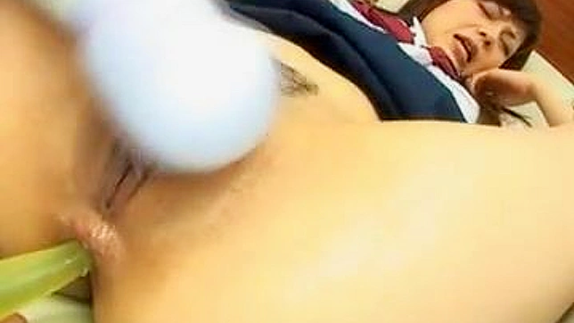 Adorable Asian Cutie Gets Toyed Until She Squirts Hard