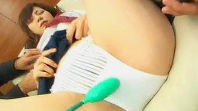 Adorable Asian Cutie Gets Toyed Until She Squirts Hard