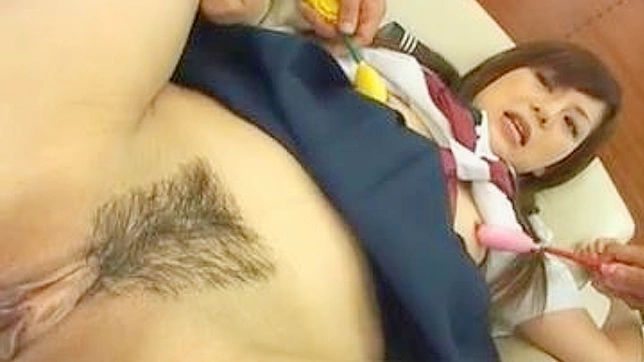 Adorable Asian Cutie Gets Toyed Until She Squirts Hard