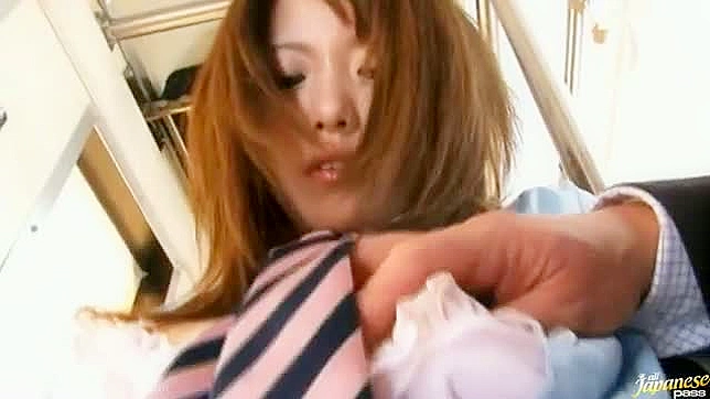 Asuka Rino Sucks Two Cocks with Expert Skill & Passionate Desire