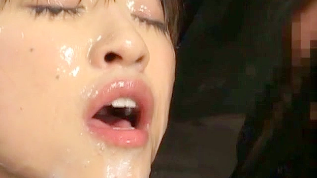 Hot Hirari Hanakawa Gets Covered In Loads Of Cum Bukkake Style