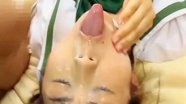 Hot Blonde Gets A Surprise Cum On Her Pretty Face