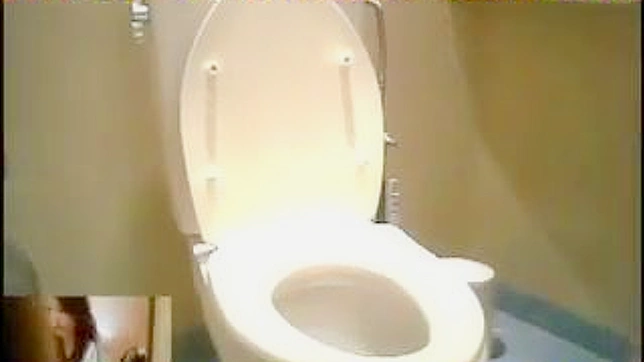 Sexy Japanese Beauty Gets Fucked Hard In The Toilet Stall