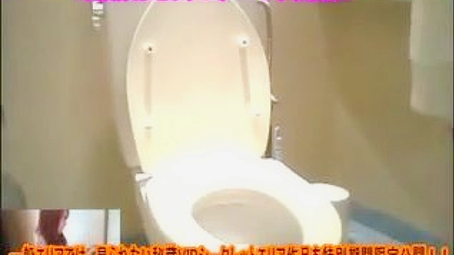 Hot Japanese Chick Seduces Him in Toilet Stall for Steamy Sex