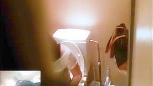 Hot Japanese Chick Seduces Him in Toilet Stall for Steamy Sex