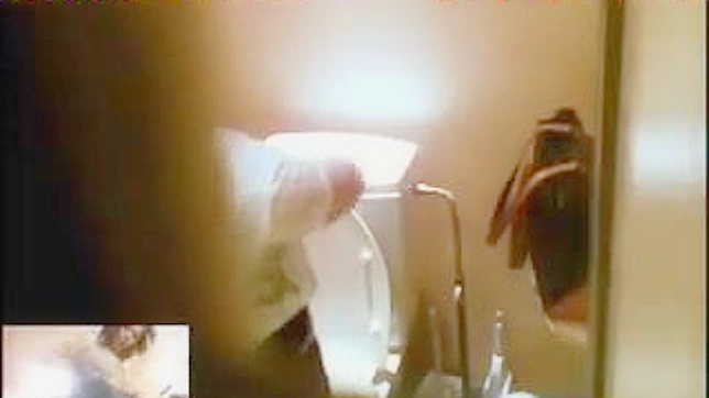 Hot Japanese Chick Seduces Him in Toilet Stall for Steamy Sex