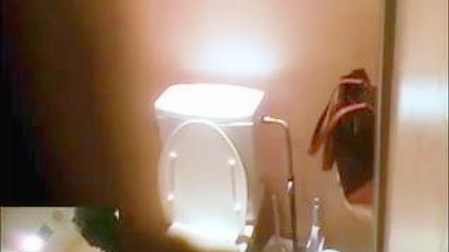 Hot Japanese Chick Seduces Him in Toilet Stall for Steamy Sex