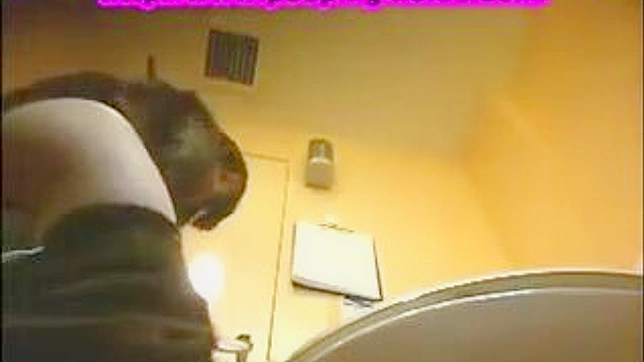 Sexy Japanese Babe Gets Fucked Hard in the Toilet Stall