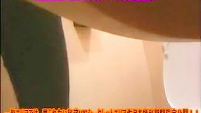 Cute Japanese Babe Gets Down & Dirty In Toilet Stall
