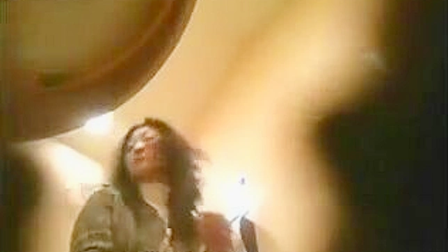 Cute Japanese Babe Gets Down & Dirty In Toilet Stall