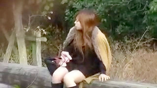 Seductive Semi-Naked Park Encounter Caught On Candid View