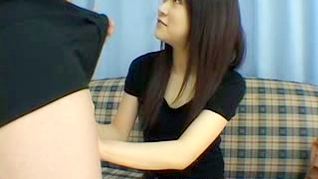 Sleek Japanese Beauty Expertly Pleasures His Cock Deep