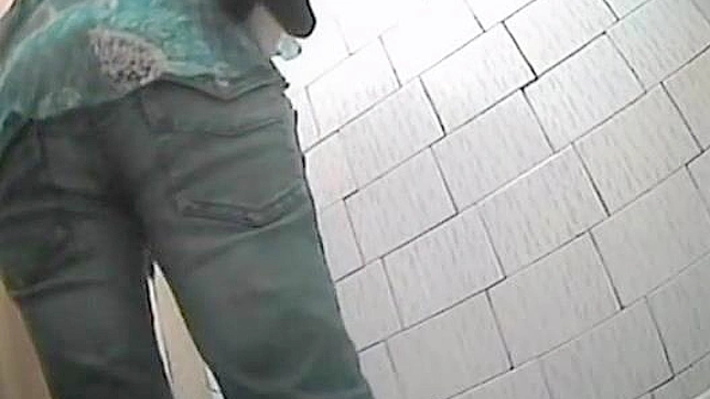 Hairy Japanese Doll Gets Fucked Wildly In Toilet Stall