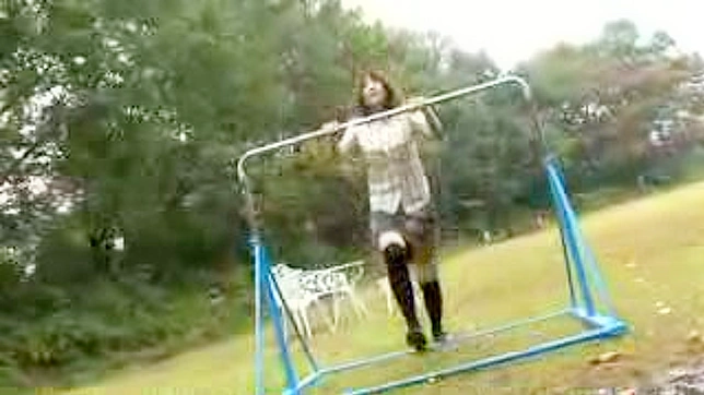 Japanese Cutie Boldly Shows Panties for Sensual View