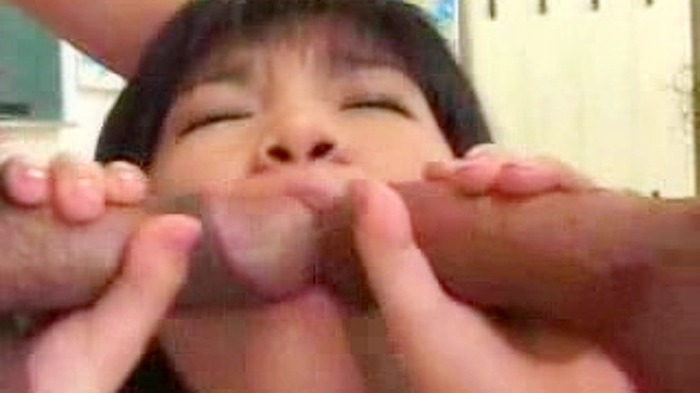 Cute Japanese Temptress Gives Deep Blowjob Thrill