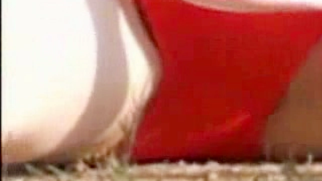 Flexible Sporty Asian Doll Teases With Her Panties On Show