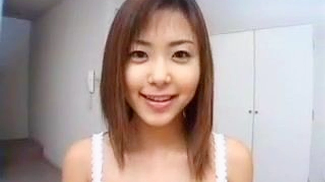 Slim Straight Asian Teen 18+ Gives Blowjob While Teasing Her Small Tits