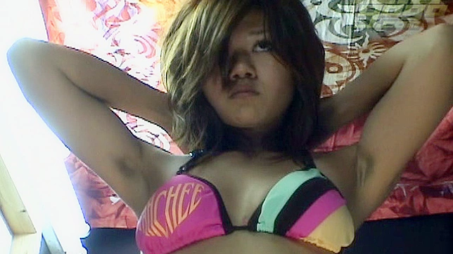 Curious Teen 18+ Finds Pleasure Solo by the Poolside Seduction