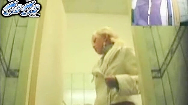 Cute Solo Girl 18+ Enjoys Pleasure Moments In The Toilet