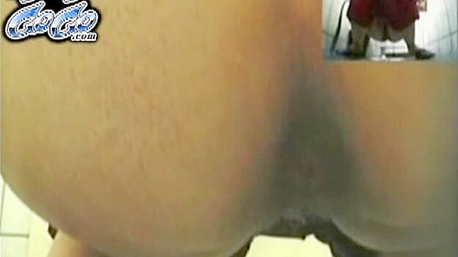 Cute Solo Girl 18+ Enjoys Pleasure Moments In The Toilet