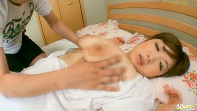 Sultry Redhead With Big Boobs Pleasures His Massive Cock Deeply