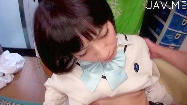 Seductive Japanese Stocking Queen Teasing Her Pussy Hardly