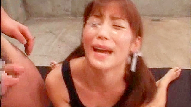 Cute Pigtailed Asian Riding Thick Love Stick Expertly