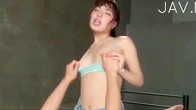Small-Busted Japanese Beauty Gets Hammered Doggystyle Hard