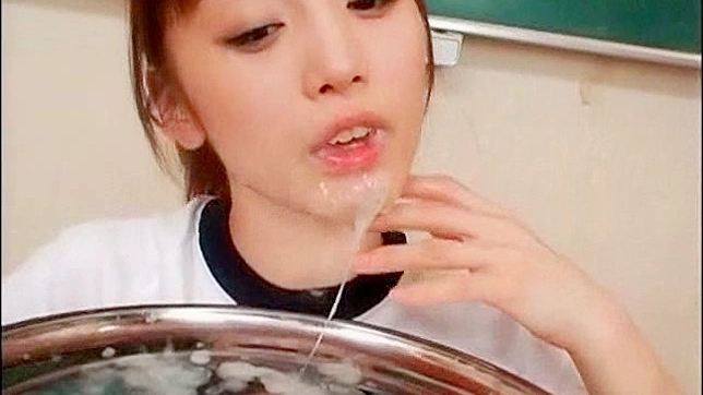 Redhead Japanese Straight Girl 18+ Expertly Swallows His Big Penis