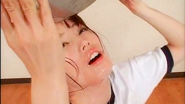 Teen 18+ craves cum eagerly tasting thick sticky cream-load