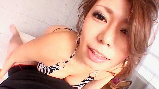 Naughty Naka in Fishnets Shows Wet Pussy While Deep-Throating Cock