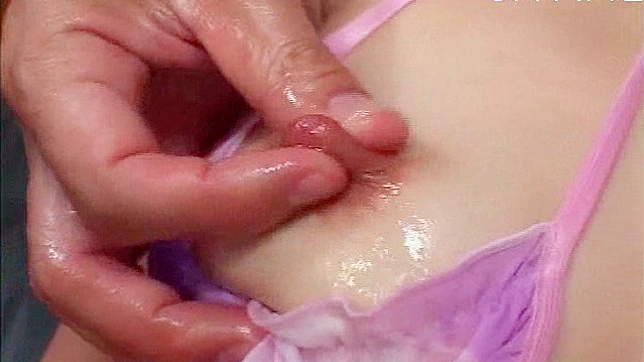 Oily Sensual Darling Gets Nipples & Pussy Toyed Delightfully