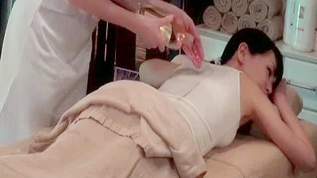 Sensual Leggy Darling's Curvy Body Gets Massaged Hardly