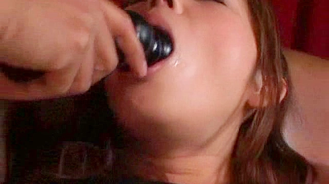 Petite Japanese Cutie Obeys by Sucking Thick Hard Cock