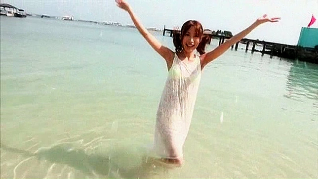 Cute Pigtailed Japanese Girl 18+ Posing Seductively Outdoors Sexually