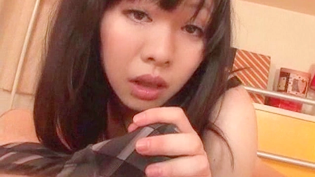 Steamy Japanese Girl 18+ Gives Dirty Blowjob Craving Cum Swallowing