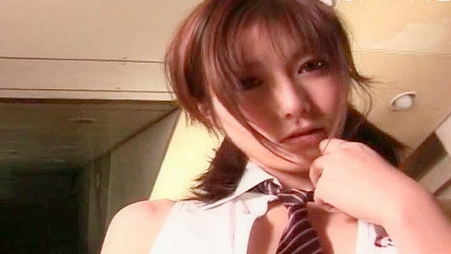 Shy Japanese Chick Reveals Her Lustful Twat For You To Enjoy fully