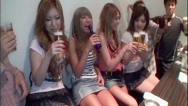 Excited Asian Beauties Dive into a Steamy Group Fuck Fest