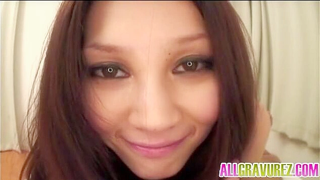 Shameless Japanese Doll Greedily Takes Thick Cock in Her Mouth