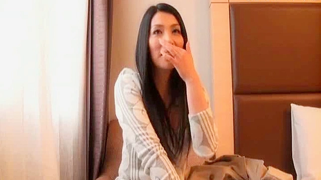 Shy Babe Shows Off Big Boobs & Wet, Hair-covered Pussy