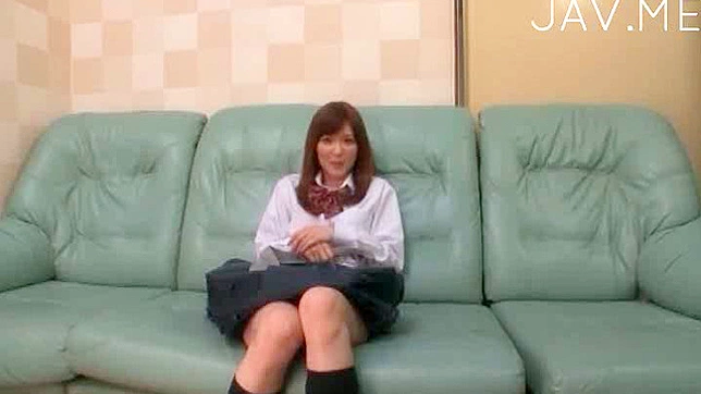 Passionate Japanese Beauty Enjoys Wild Lover's Pleasures Deeply