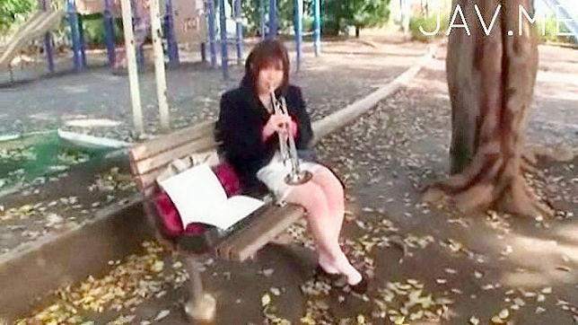 Ready Japanese Beauty Awaits Tasty Dong Devouring Action