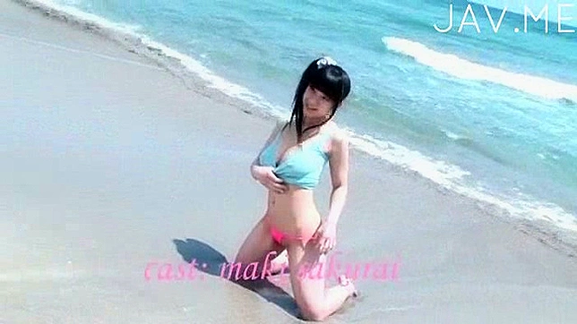 Horny Japanese Chick Melts Ice Over Perky Big Boobs Desirefully