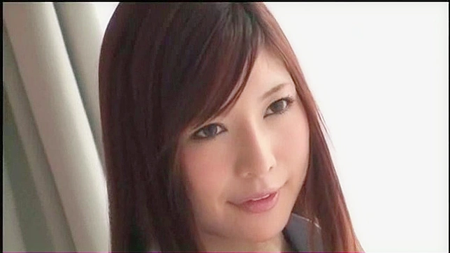 Gorgeous Japanese Chick Lustily Toys Herself for Pleasure