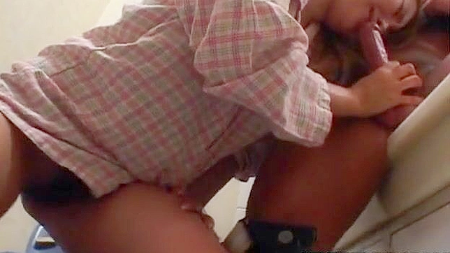 Cute Japanese Chick Seduces Him With Deep Throat Blowjob Skills