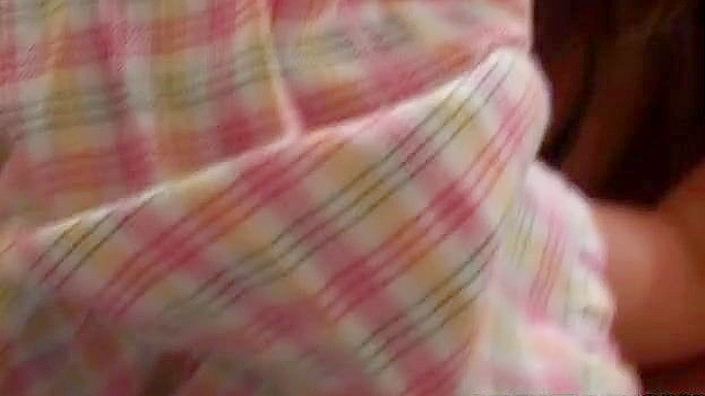 Cute Japanese Chick Seduces Him With Deep Throat Blowjob Skills