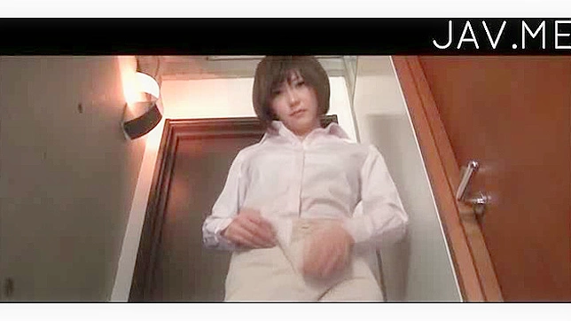 Folded Japanese Chick Gets Rough Doggy Style Sex Thrills